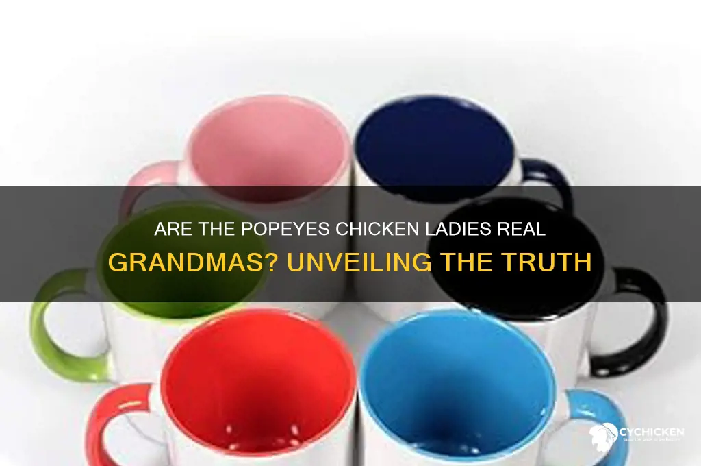 is that the popeyes chicken ladies real grandma