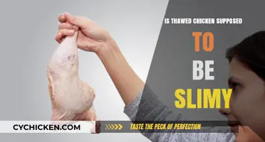 Is Thawed Chicken Supposed to Be Slimy? A Food Safety Guide