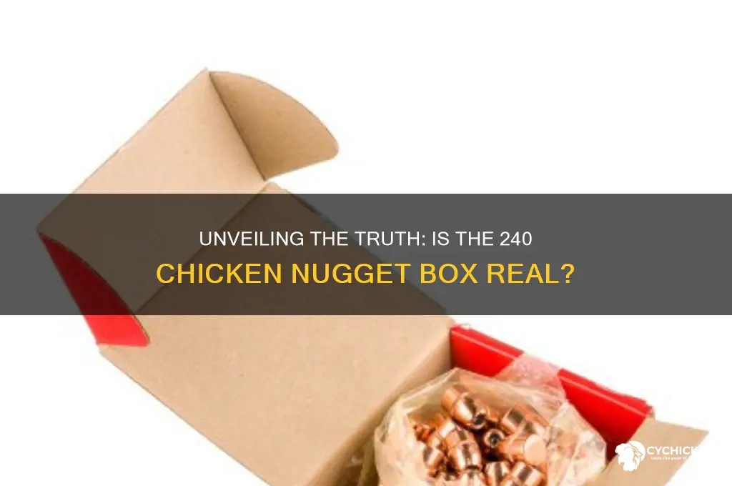 is the 240 chicken nugget box real