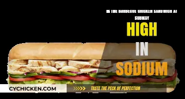 Is Subway's Barbecue Chicken Sandwich a Sodium Overload?
