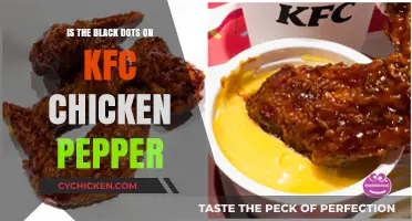 Are KFC's Black Chicken Dots Pepper or Something Else?