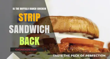 Buffalo Ranch Chicken Strip Sandwich Returns: What You Need to Know