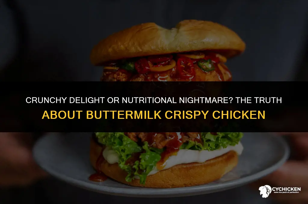 is the buttermilk crispy chicken healthy