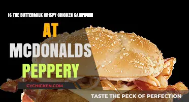 McDonald's Buttermilk Crispy Chicken Sandwich: A Peppery Delight?