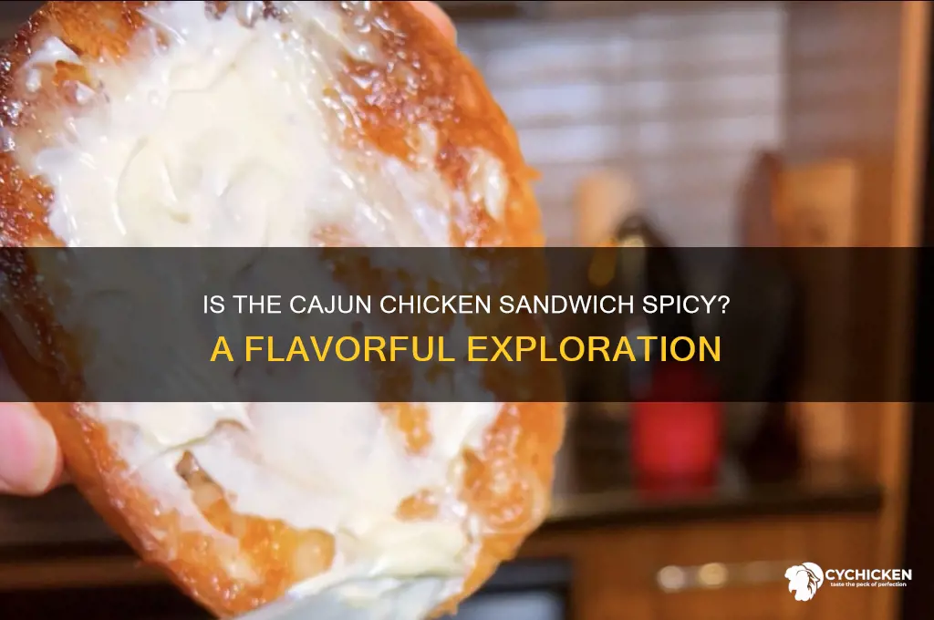 is the cajún chicken sandwich spicy