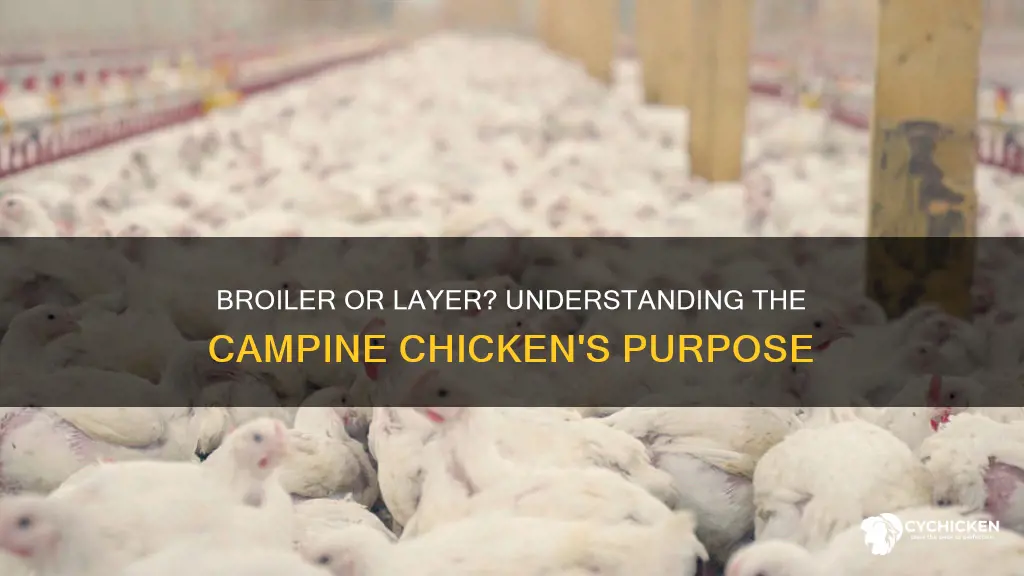 is the campine chicken a broiler or a layer