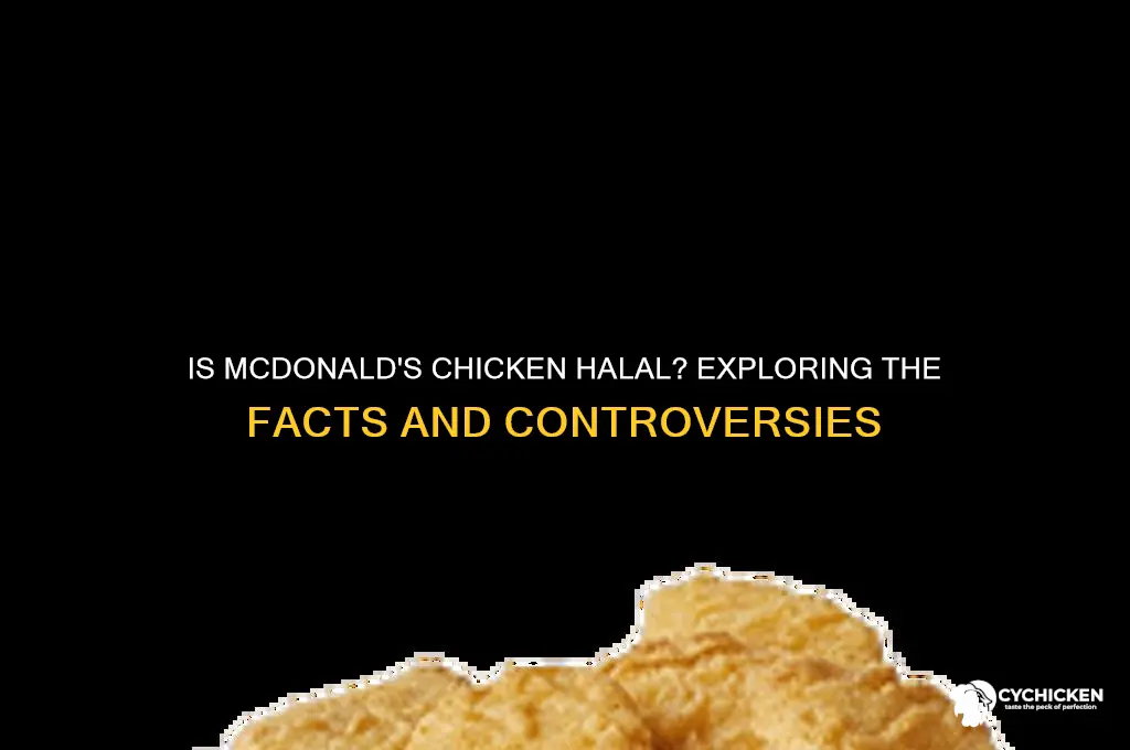 is the chicken at mcdonald