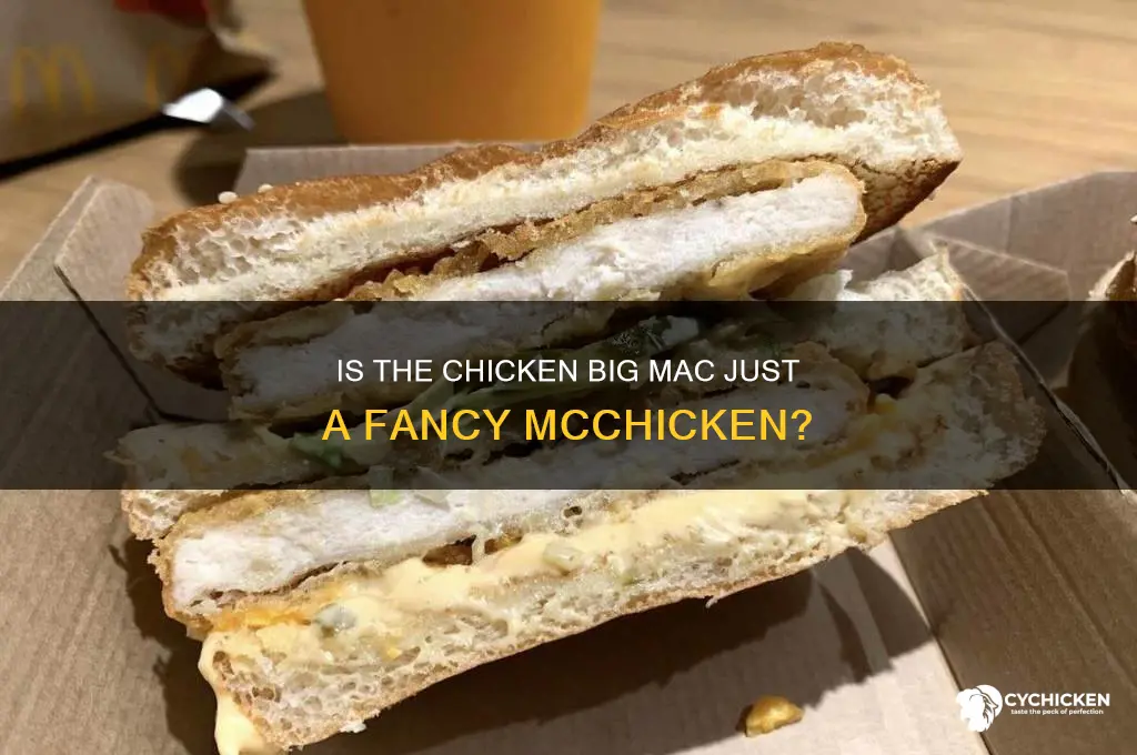 is the chicken big mac a mcchicken