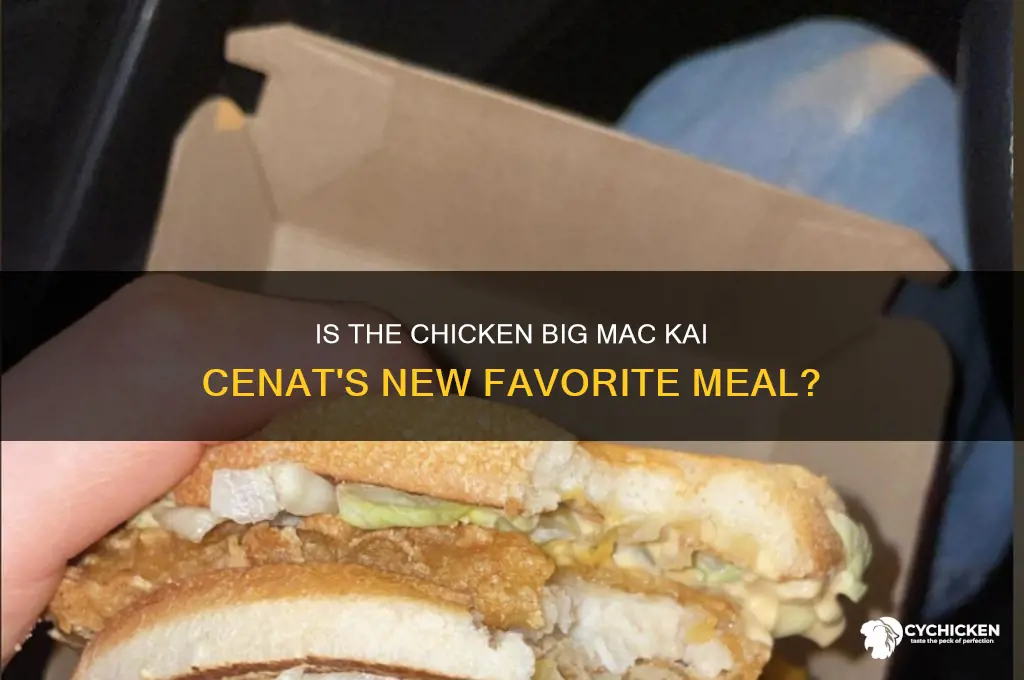 is the chicken big mac kai cenat