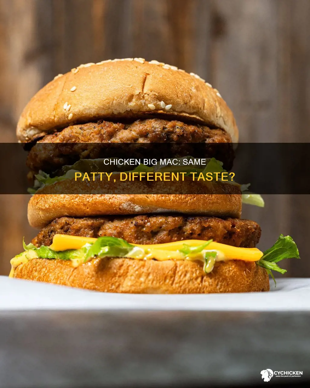 is the chicken big mac made with mcchicken patties