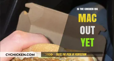Is the Chicken Big Mac Available Now? A Tasty Update