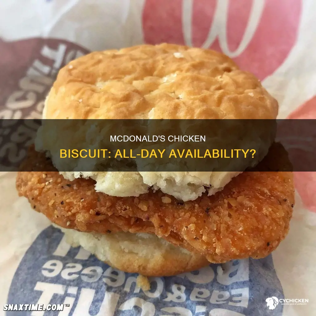 is the chicken biscuit at mcdonald