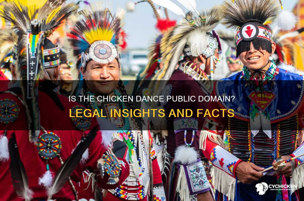 is the chicken dance in the public domain
