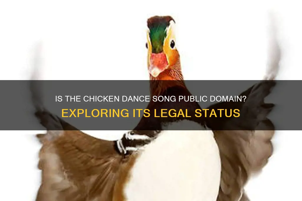 is the chicken dance song public domain
