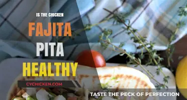 Savoring Nutrition: The Health Benefits of Chicken Fajita Pitas