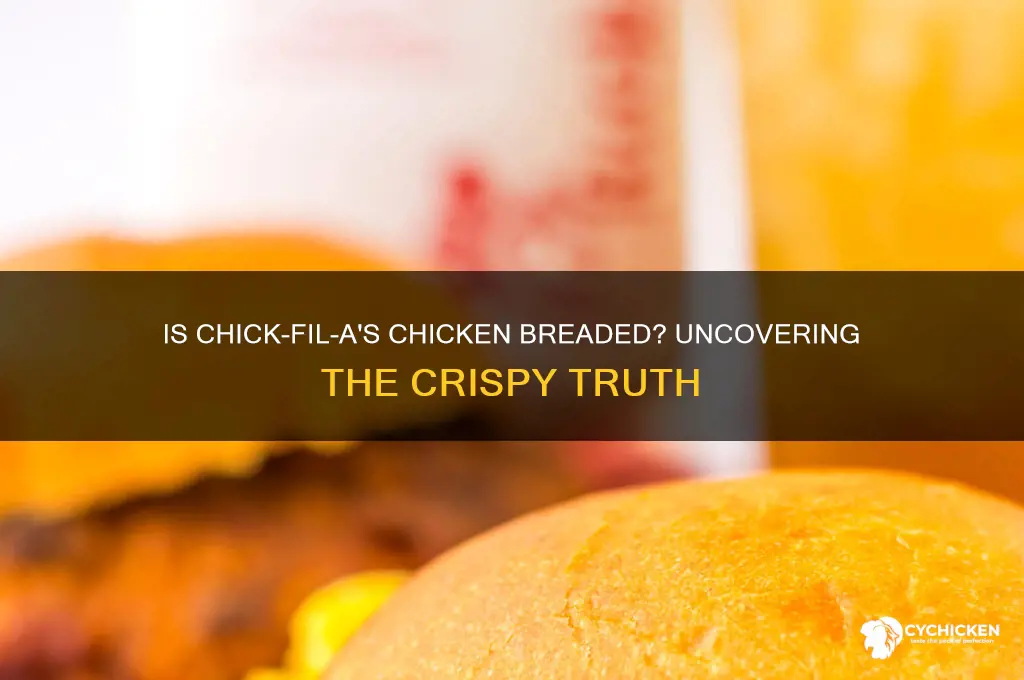 is the chicken from chickfil a breaded
