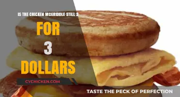 McChicken Griddles: Still a Bargain at 2 for $3?