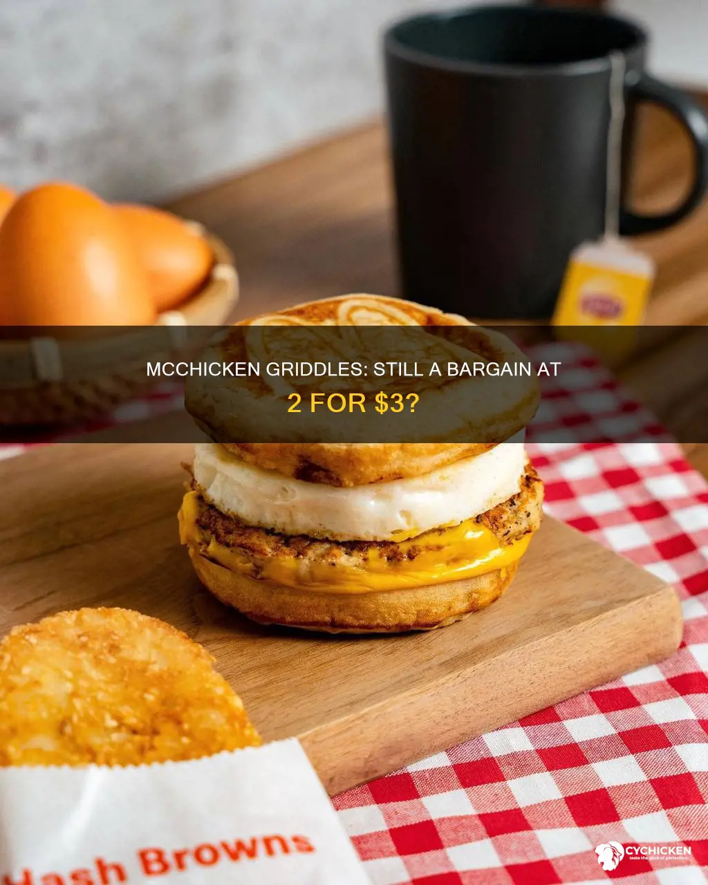 is the chicken mcgriddle still 2 for 3 dollars