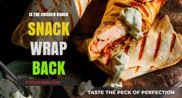 Is the Chicken Ranch Snack Wrap Back? What We Know
