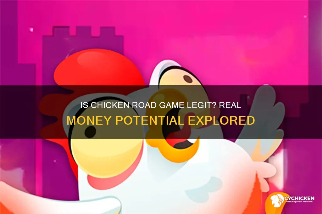 is the chicken road game real money