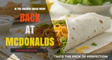 Is the Chicken Snack Wrap Back at McDonald's? Find Out!
