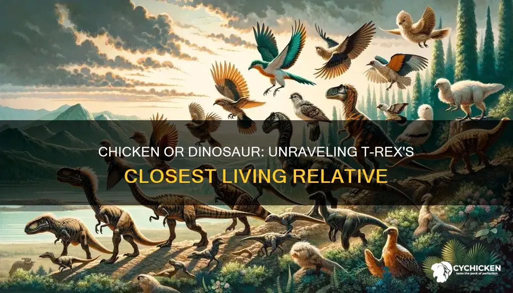 is the chicken the closest living relative of tyrannosaurus rex
