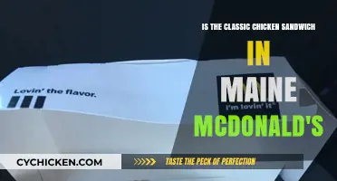 Is Maine's McDonald's Serving the Classic Chicken Sandwich?