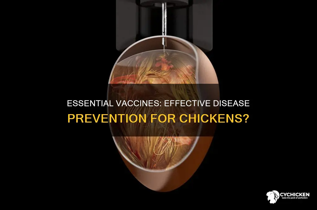 is the essential vaccines enought to prevent diease in chicken