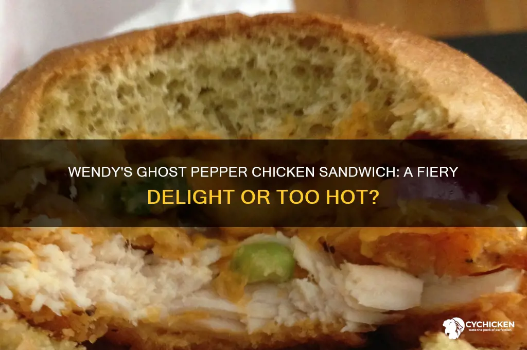 is the ghost pepper chicken sandwich at wendy