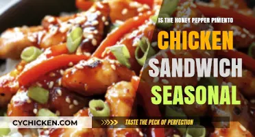 Is the Honey Pepper Pimento Chicken Sandwich Seasonal?