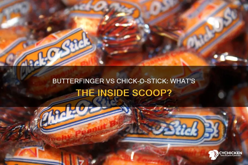 is the inside of a butterfinger comparable to a chick-o-stick