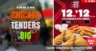 KFC's 12-Piece Chicken Tenders: Size, Value, and Satisfaction Reviewed