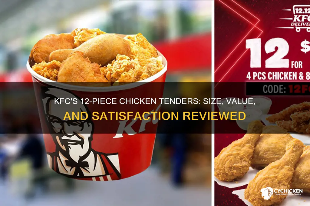 is the kfc 12 piece chicken tenders big
