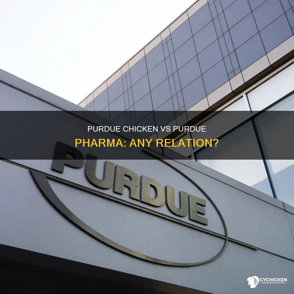 is the opiod purdue and purdue chicken the same family