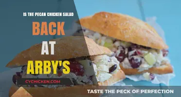 Arby's Pecan Chicken Salad: A Tantalizing Return?