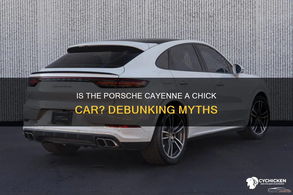 is the porshe cayan a chick car