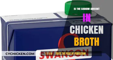 Unveiling the Sodium Content in Chicken Broth: A Nutritional Insight