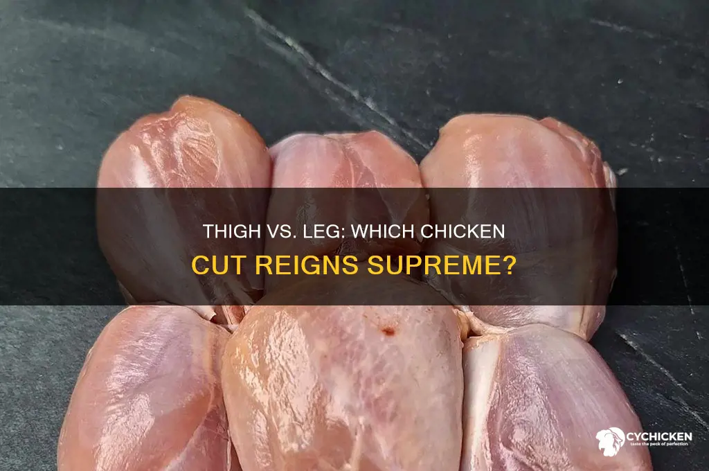 is the thigh or leg of the chicken better
