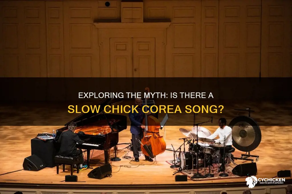 is their a slow chick corea soing