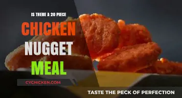 Exploring Fast Food Options: Does a 20-Piece Chicken Nugget Meal Exist?