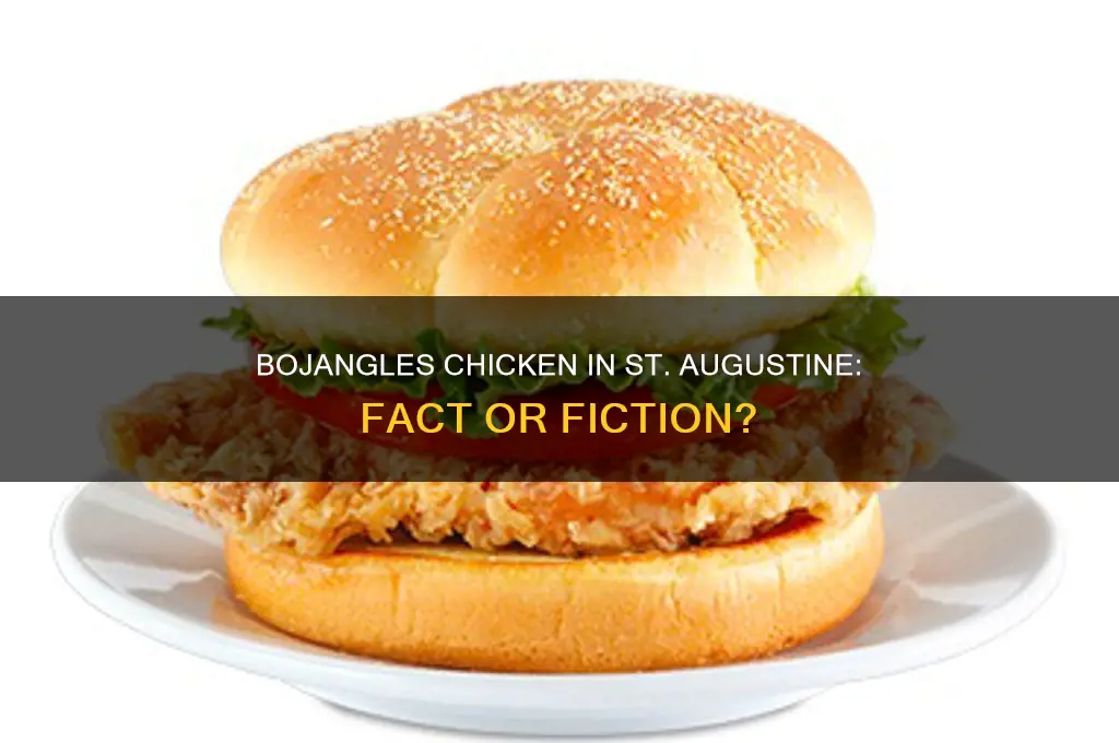 is there a bojangles chicken in st augustine