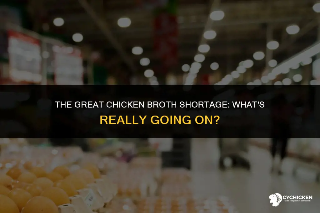 is there a chicken broth shortage