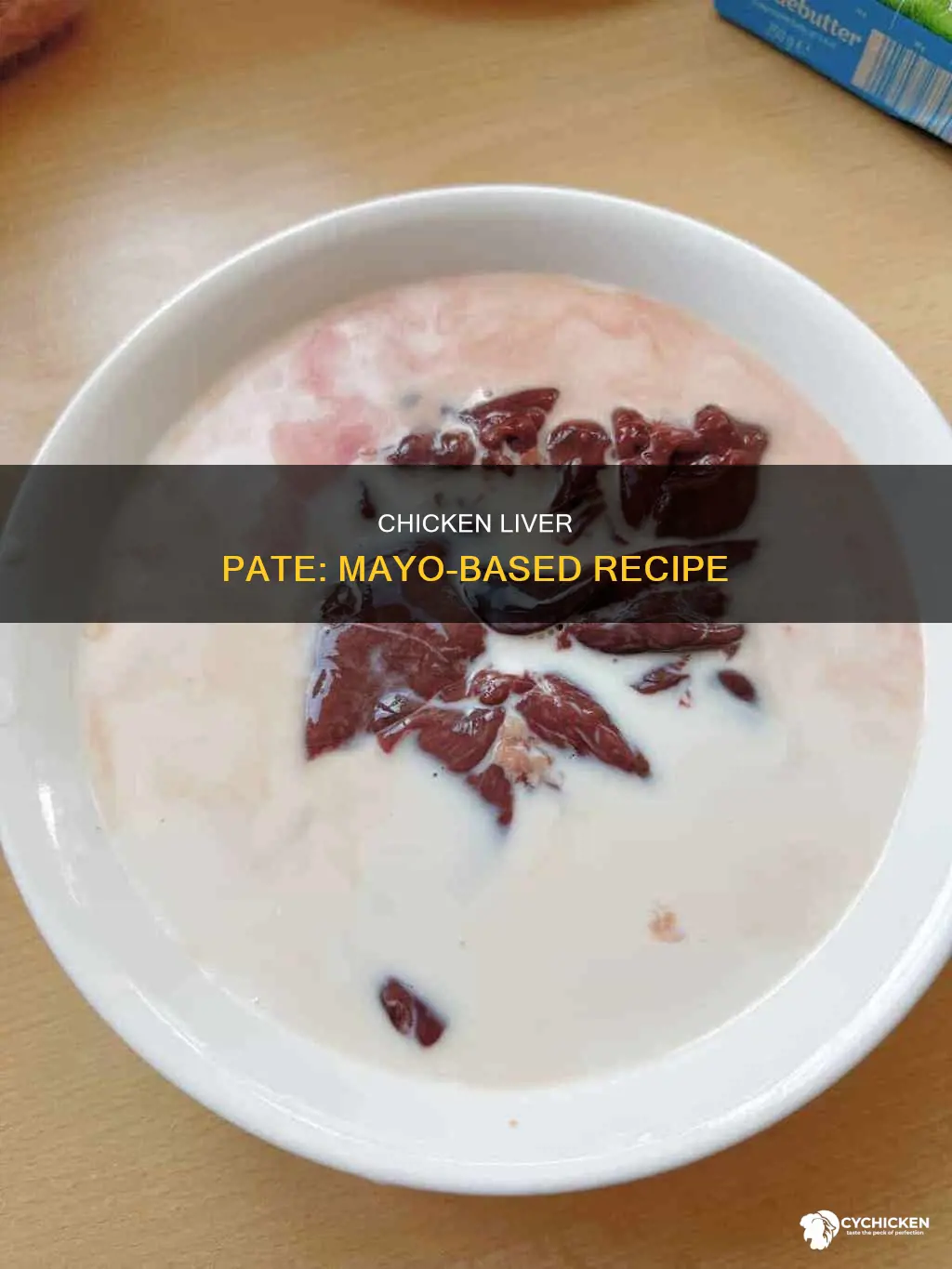 is there a chicken liver pate recipe made with mayo