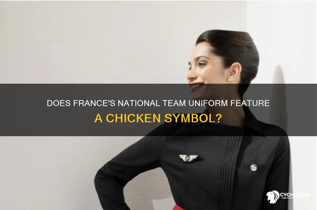 is there a chicken on france uniform