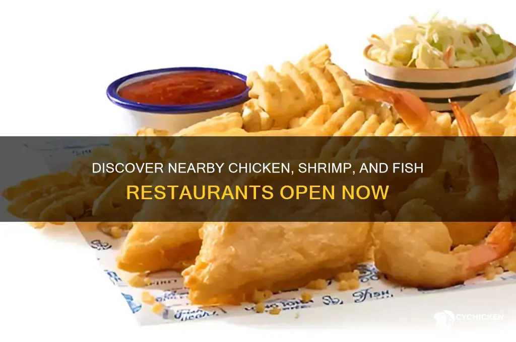 is there a chicken shrimp fish place open