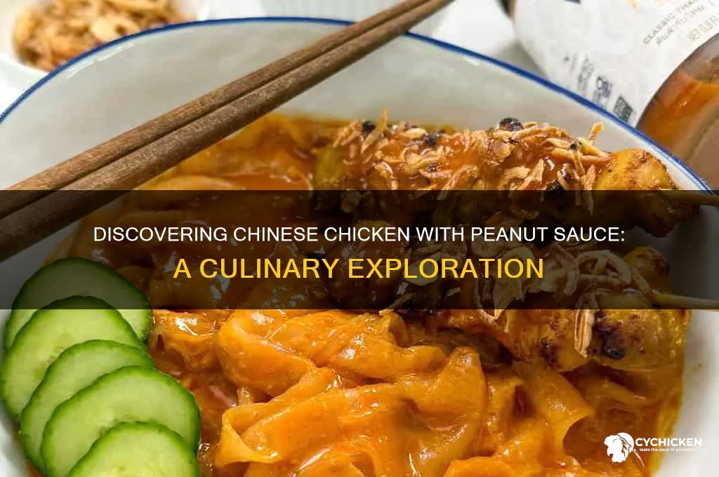 is there a chinese chicken dish with peanut sauce