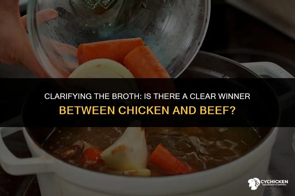 is there a clear chicken or beef broth