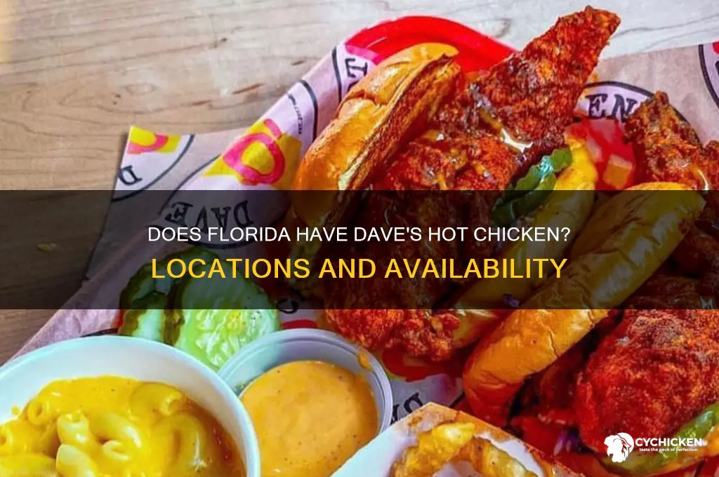 is there a daves hot chicken in florida