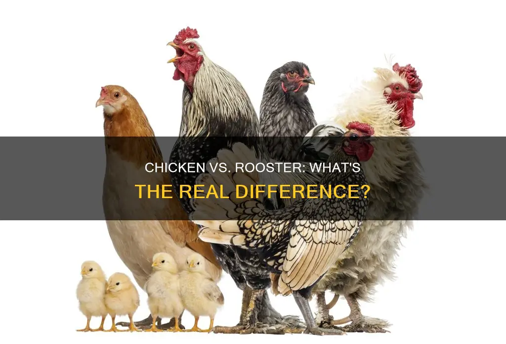 is there a difference between a chicken and a rooster