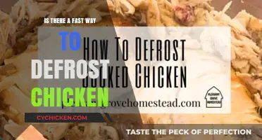 Quick Chicken Defrosting: Safe and Speedy Methods to Thaw Poultry